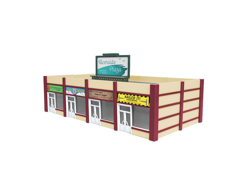 Lionel 1956180 Suburban Strip Mall, HO Scale