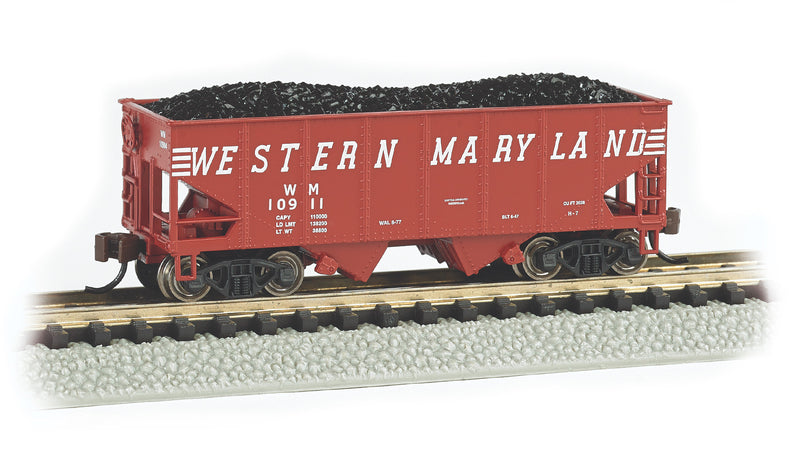 Bachmann 19564 USRA 55-TON 2-BAY HOPPER - WESTERN MARYLAND