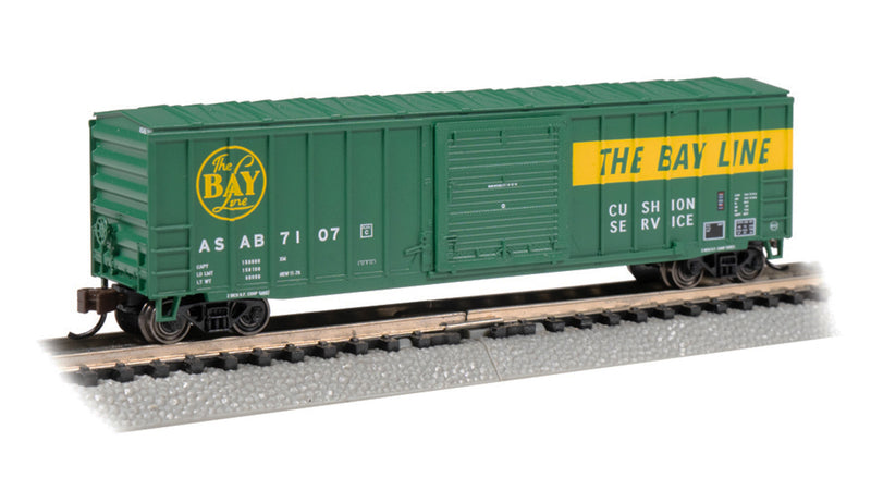 Bachmann 19667 ACF 50'6" OUTSIDE-BRACED BOXCAR - THE BAY LINE