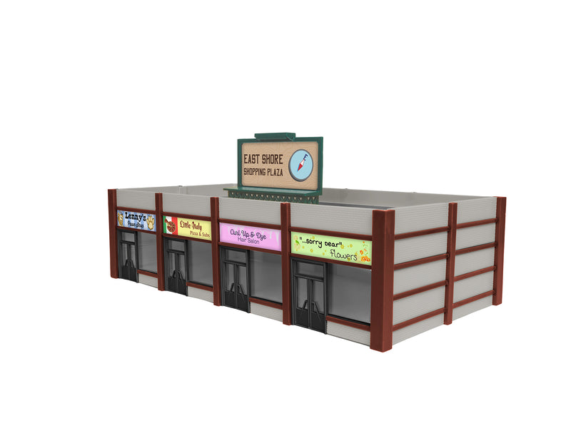 Lionel 1967190 East Shore Shopping Center Kit, HO Scale