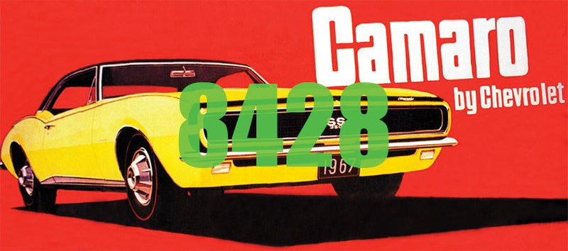 Tichy Train Group 8428 1967 Chevy Camaro Billboard - Kit, HO Scale