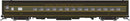 PREORDER Rapido 197001 HO Northern Pacific pullman Plan 7509 Day-Nite Coach - Ready to Run -- Northern Pacific