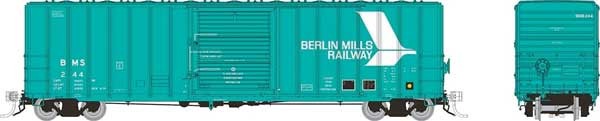 PREORDER Rapido 198004 HO Pacific Car & Foundry 5317 Cubic Foot 50' Boxcar 6-Pack - Ready to Run -- Berlin Mills Railway Set