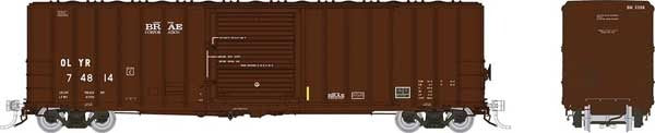 PREORDER Rapido 198005 HO Pacific Car & Foundry 5317 Cubic Foot 50' Boxcar 6-Pack - Ready to Run -- Olympic Railway OLYR Set