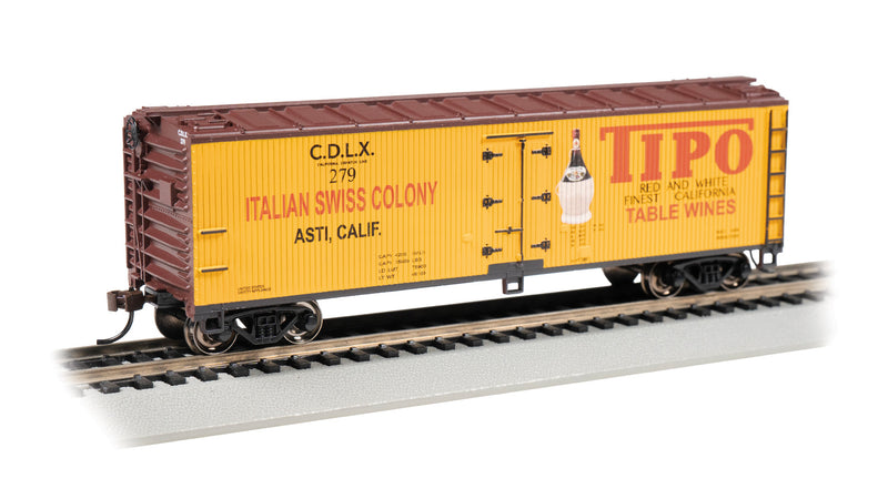 Bachmann 19811 TIPO TABLE WINE - 40' WOOD-SIDE REFRIGERATED BOXCAR, HO