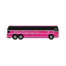 Iconic Replicas 870272 1984 MCI MC-9 Motorcoach Bus - Assembled -- Allstate Charter Lines (pink), HO Scale