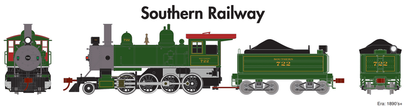 PREORDER Athearn ATH84983 HO Old Time 2-8-0, SOU