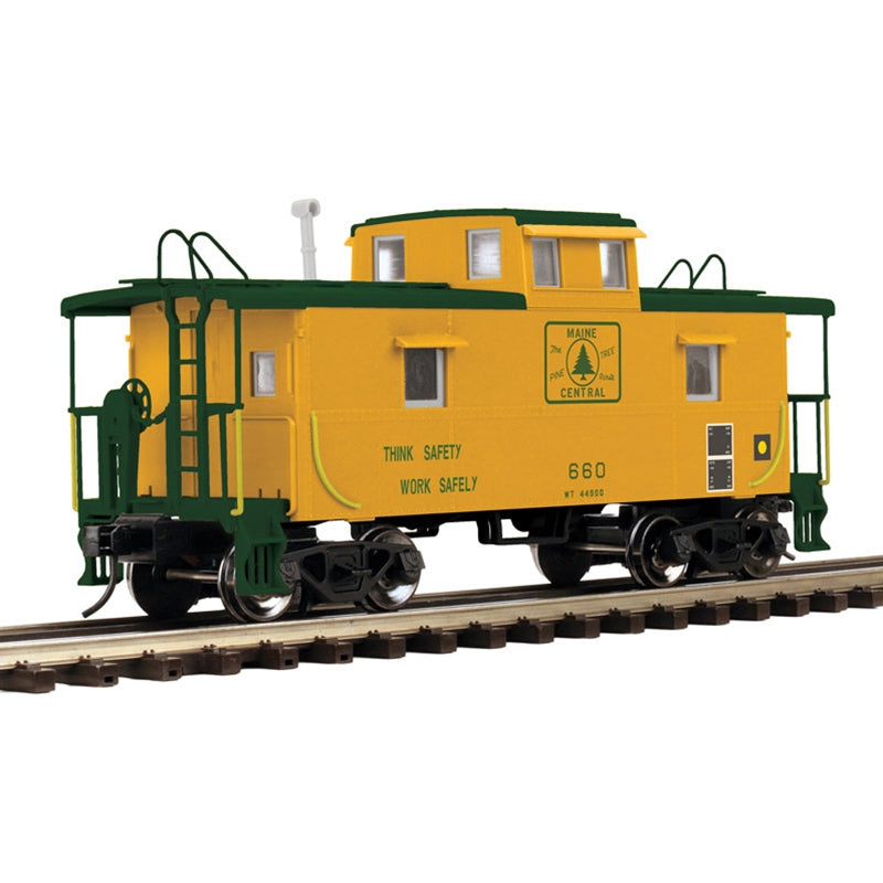 Atlas 2003018 O 3RL TRAINMAN C&O CUPOLA CABOOSE MAINE CENTRAL 660, 661 (HARVEST GOLD/GREEN)