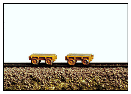 Railway Express Miniature 2012  FAIRMONT PUSH CARTS, Kit, N Scale