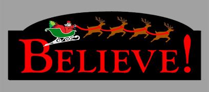 Miller Engineering Animation 2014 Rotating Believe Sign, HO/O Scale