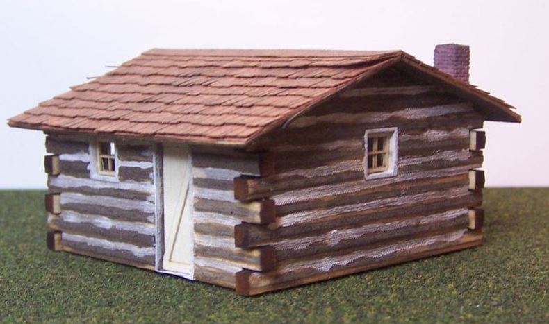 RSlaserKits 2016 Log Cabin, HO