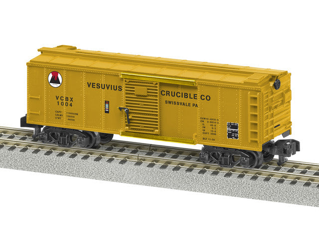 Lionel 2019050 Vesuvius Crucible FreightSounds Boxcar, S Scale