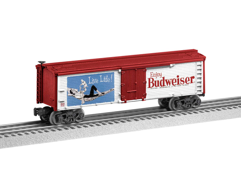 Lionel 2028230 Enjoy Budweiser Reefer, O Gauge