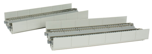 Kato N Scale Unitrack 20-411 - 186mm (7 5/16") Double Track Straight Viaduct Track [2 pcs]