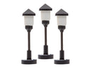 Lionel 2056180 HO Gas Lamps - Frosted (3 pack), HO Scale