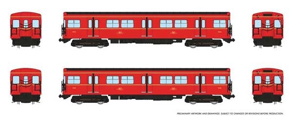 PREORDER Rapido 206502 HO Toronto G-Class Subway A-B Set - Sound and DCC -- Toronto Transit Commission