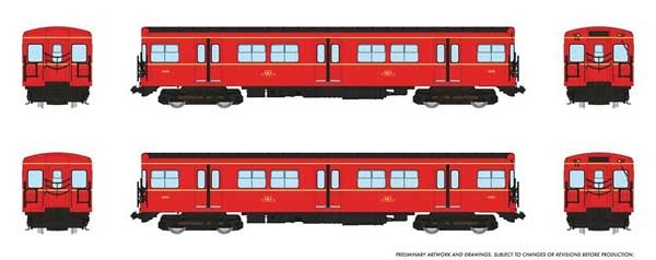 PREORDER Rapido 206503 HO Toronto G-Class Subway A-B Set - Sound and DCC -- Toronto Transit Commission