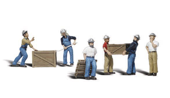 Woodland Scenics A2123 Dock Workers, N Scale