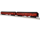 PREORDER Lionel 2127500 GM&O 18" Passenger 2 Pack B, O Gauge