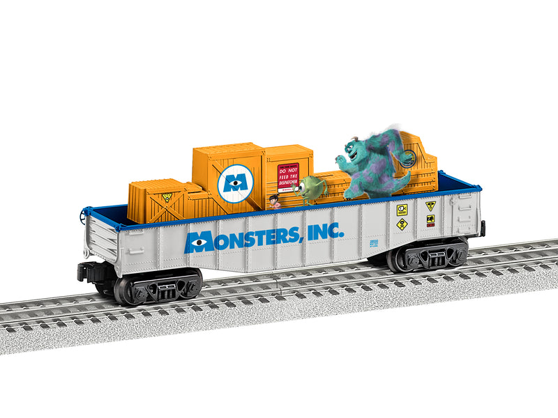 Lionel 2128030 Monsters Inc Chasing Gondola, O Gauge