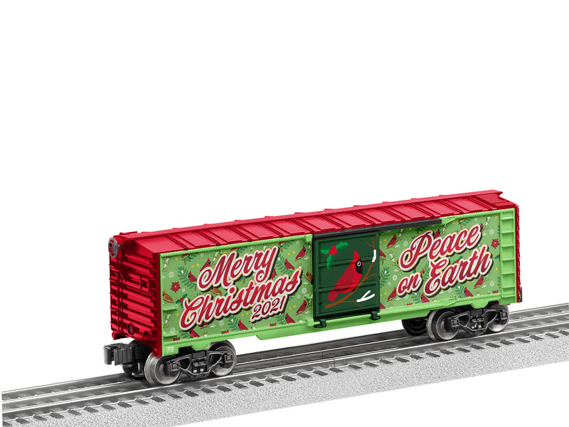 Lionel 2128190 2021 Christmas Boxcar, O Gauge