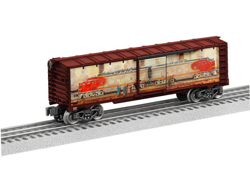 Lionel 2128300 Angela Trotta Thomas Santa Fe Boxcar, O Gauge