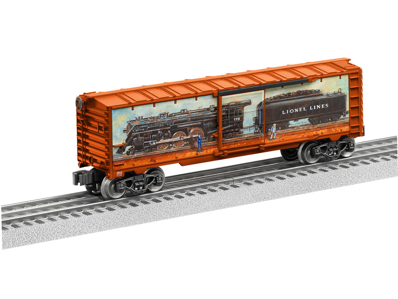 Lionel 2128310 Angela Trotta Thomas Hudson Boxcar, O Gauge