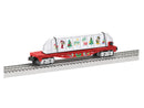 Lionel 2128340 Mickey & Friends Christmas Flatcar with Girders, O Scale