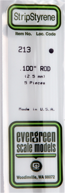 Evergreen Scale 213 .100' ROD