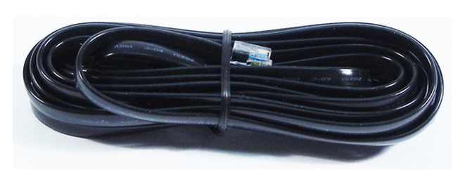 NCE 6-Wire Straight Cab Bus Cable -- RJ12-12 - 12' RJ12 Cable For UTP/DIN Panel Wiring
