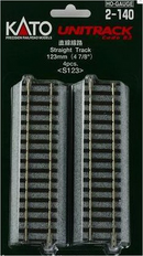 Kato USA 2140 Ho 123mm 4 7/8 STRAIGHT TRACK
