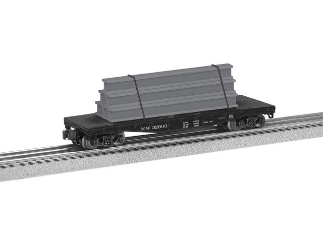 Lionel 2143021 Norfolk & Western Standard O Flatcar w/ Stakes