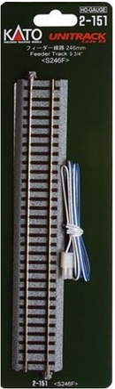 Kato USA 2-151 Ho 246mm 9 3/4 FEEDER TRACK
