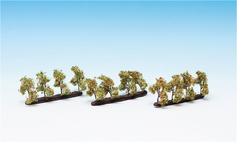 Noch Gmbh & Co 528-21532 Orchard Trees -- 1-3/8" 3.5cm Tall pkg(12), HO