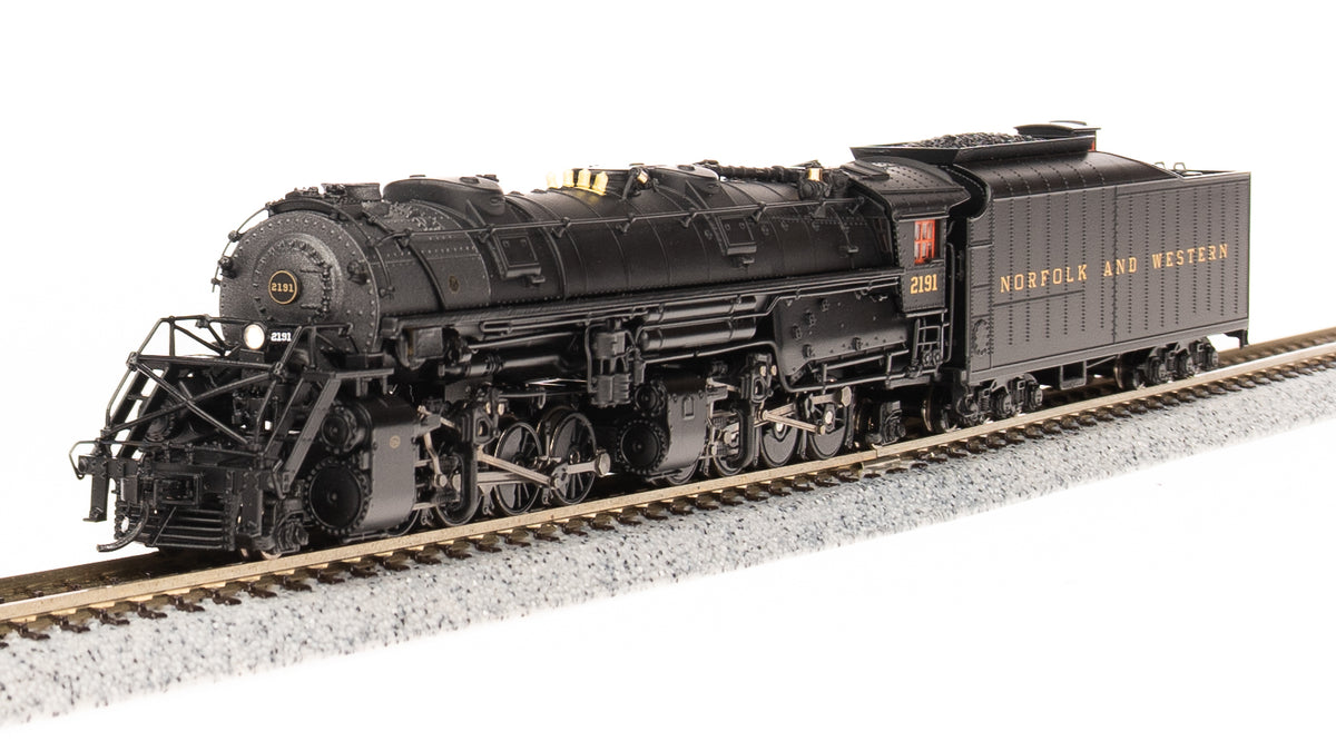 BLI 7223 N&W Y6b 2-8-8-2, #2199, 22I tender, Paragon4 Sound