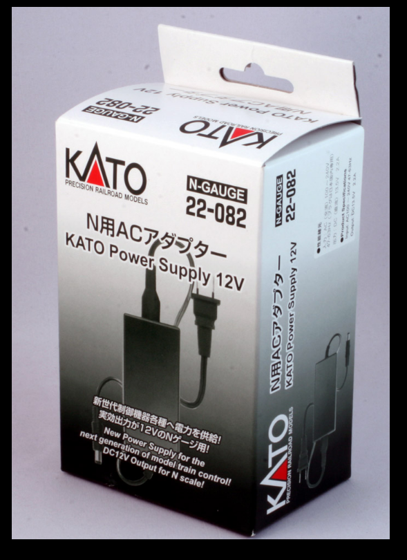 Kato 22-082 N Scale Power Supply - 12V