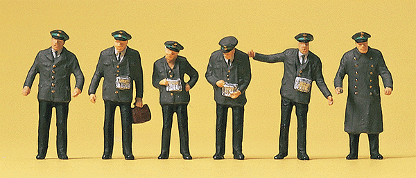 Preiser Kg 10490 Working People -- Tram Staff, HO Scale