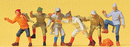 Preiser Kg 14082 Recreation & Sports -- Mountain Climbers pkg(6), HO Scale