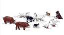 Woodland Scenics A2202 Barnyard Animals, N Scale