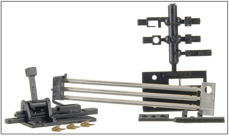 Caboose Industries 220S Ground Throw Sprung with Contacts, .165" Travel, HO & N Scales