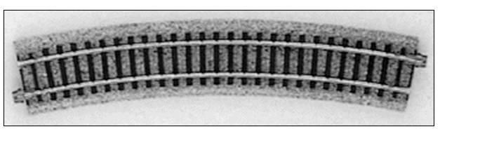 Kato USA 2220 Ho R610mm 24' CURVE TRACK 4pk