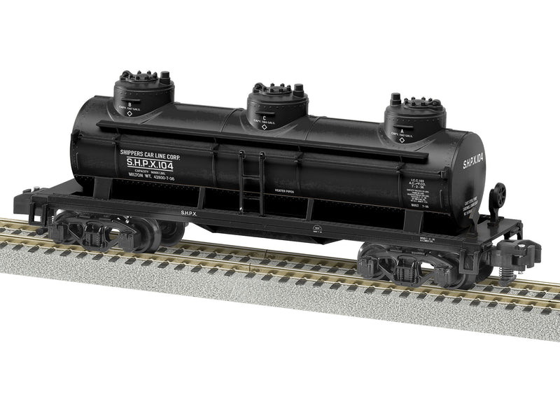 Lionel 2219180 SHPX 3-Dome Tankcar