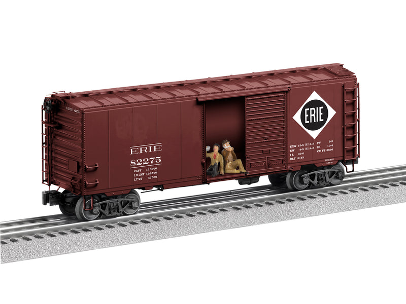 Lionel 2226010 Erie Hobo Sounds Boxcar, O Scale