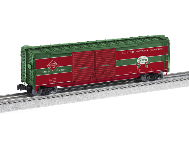 Lionel 2226990 North Pole Central End Door Boxcar, O Scale