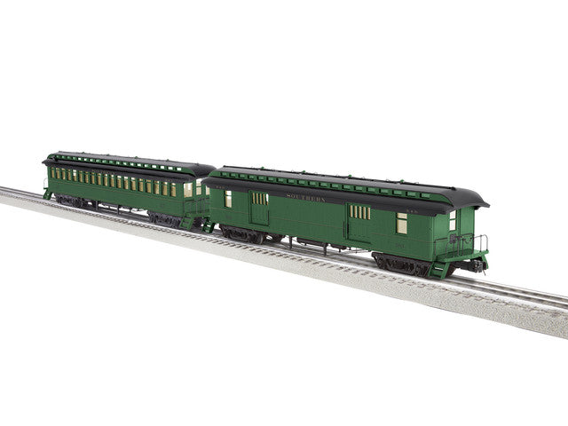 Lionel 2227460 Southern Wood Baggage/Coach 2-Pack, O Scale