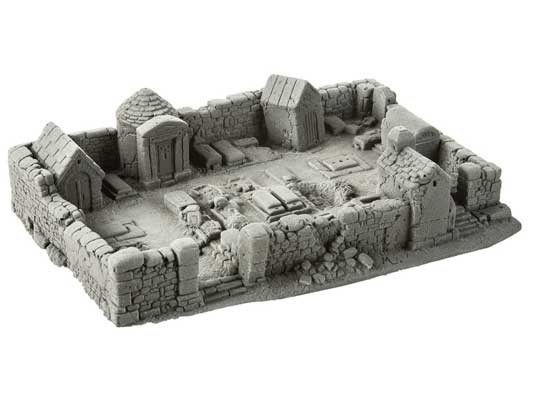 Noch Gmbh 58613 Cemetery Scene Base -- Hard-Foam Casting - 7-1/2 x 5-5/16 x 3-1/2" 19 x 13.5 x 9cm, HO