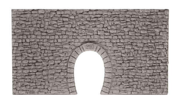 Noch Gmbh 58026 Single-Track Quarrystone Tunnel Portal -- For Narrow Gauge Railroads 9-1/16 x 5" 23 x 12.7cm, HOn30