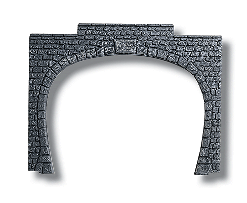 Noch Gmbh 60020 Double Track Tunnel Portal -- Cut Stone - Tan, HO