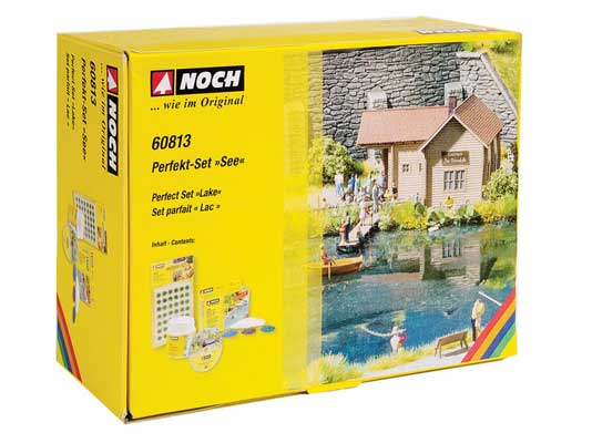 Noch Gmbh 60813 Lake or Seaside Scenery Set with How-To Video DVD, All Scales