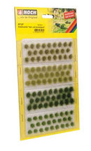 Noch Gmbh 7127 Grass Tufts -- Light and Dark Green 1/4" 6mm Fibers pkg(104), All Scales